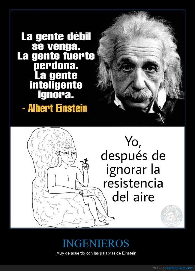 eisntein,ignorar,resistencia del aire