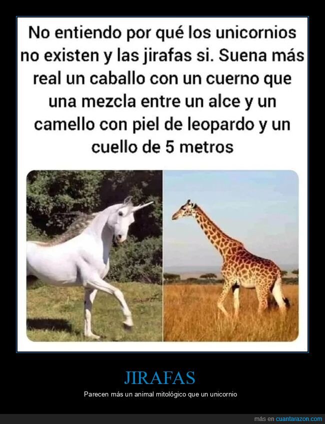 existir,jirafas,unicornios