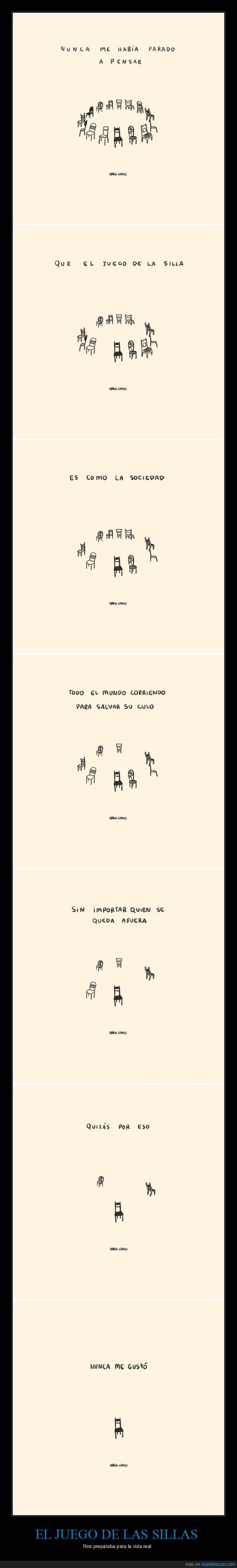 juego de las sillas,sociedad