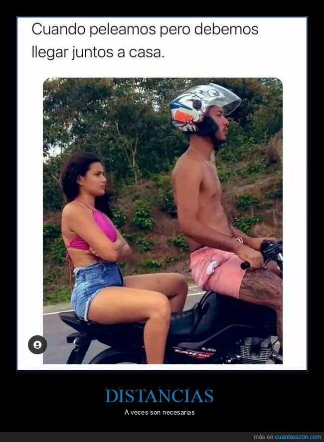 moto,pelearse,pareja