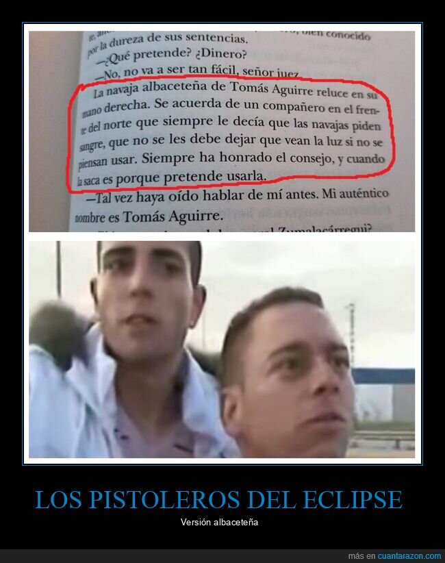 navaja,sacar,los pistoleros del eclipse