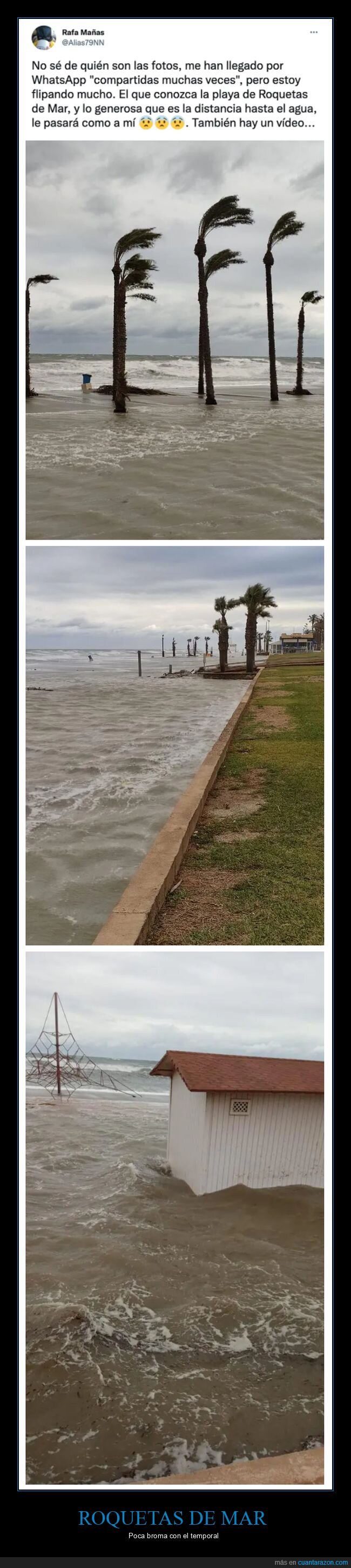 playa,roquetas de mar,temporal