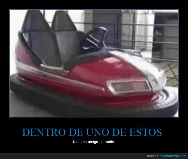 coche de choque,amigos