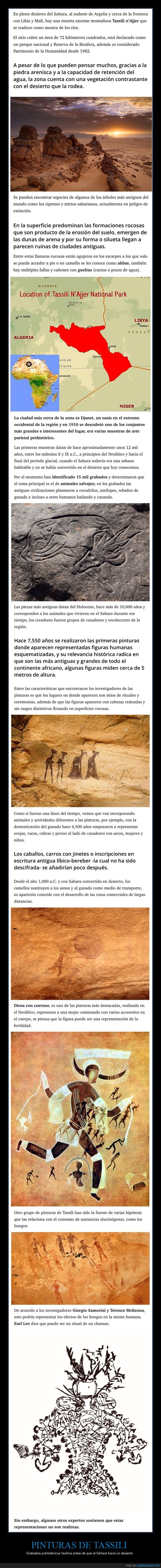 pinturas de Tassili,arte rupestre,sáhara