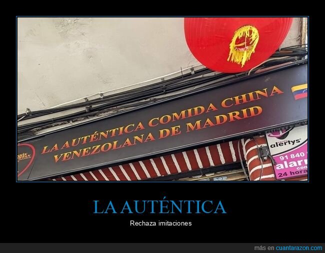 auténtica,comida china,venezolana,wtf