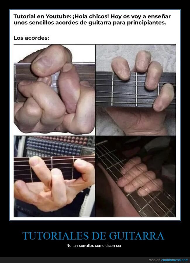 acordes,guitarra,sencillos,tutorial,youtube