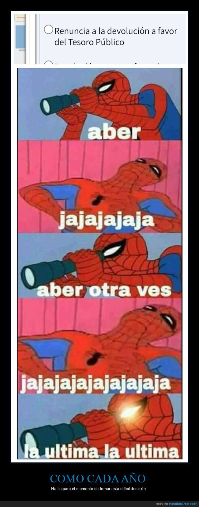 renta,declaración,renunciar,devolución