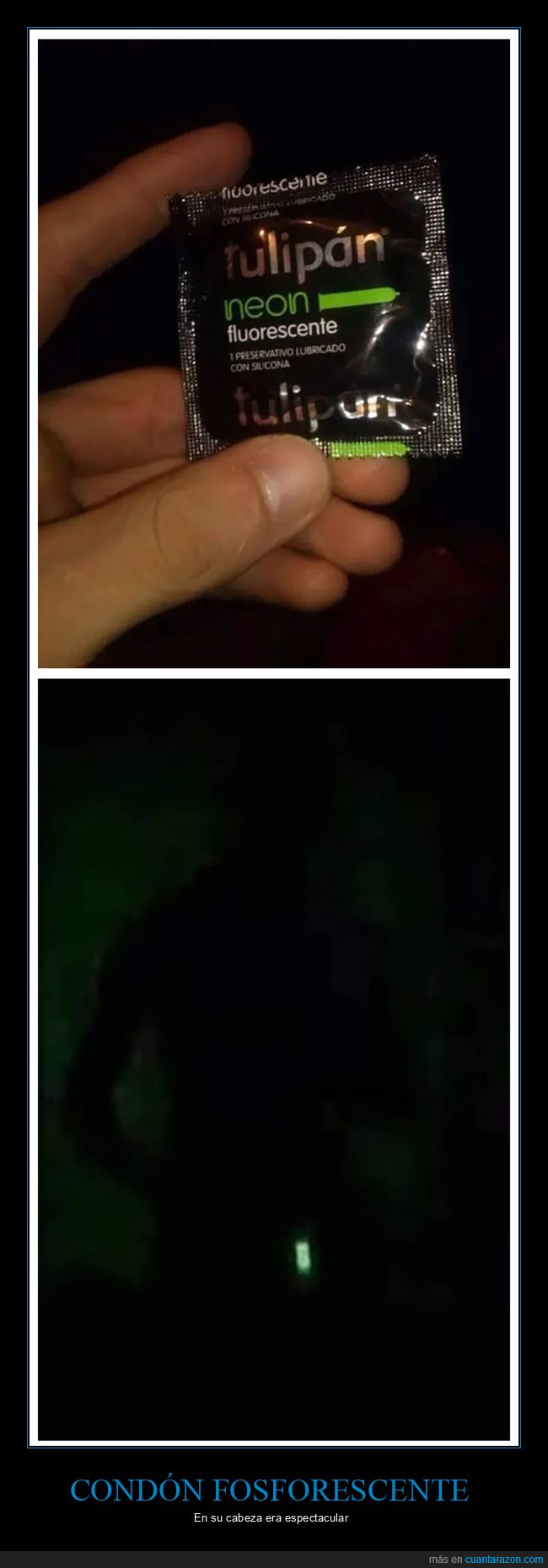condón,fosforescente