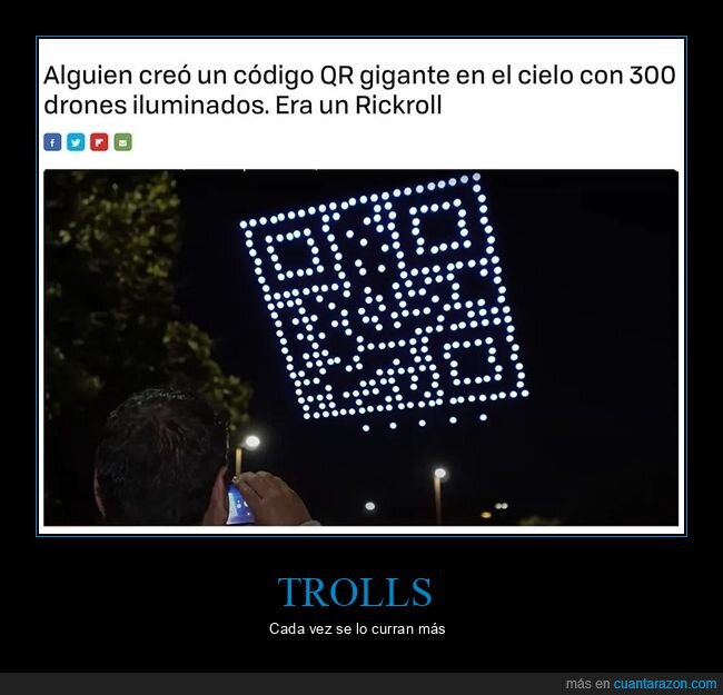 código qr,rick astley,trolling