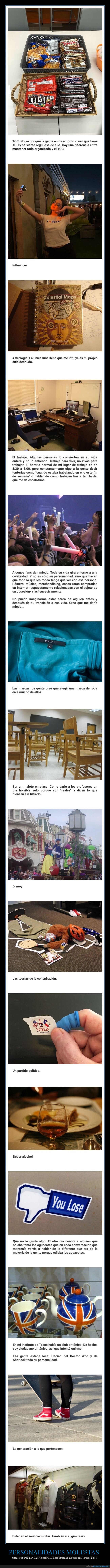 personalidades,molestas