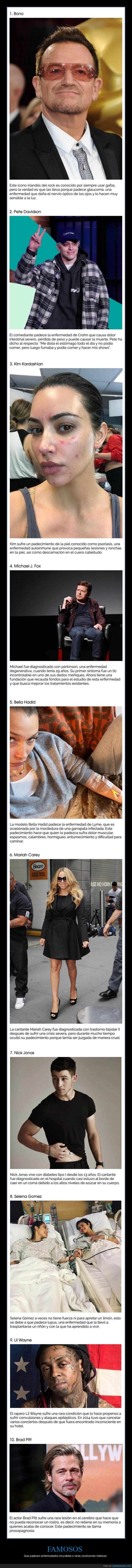 famosos,enfermedades