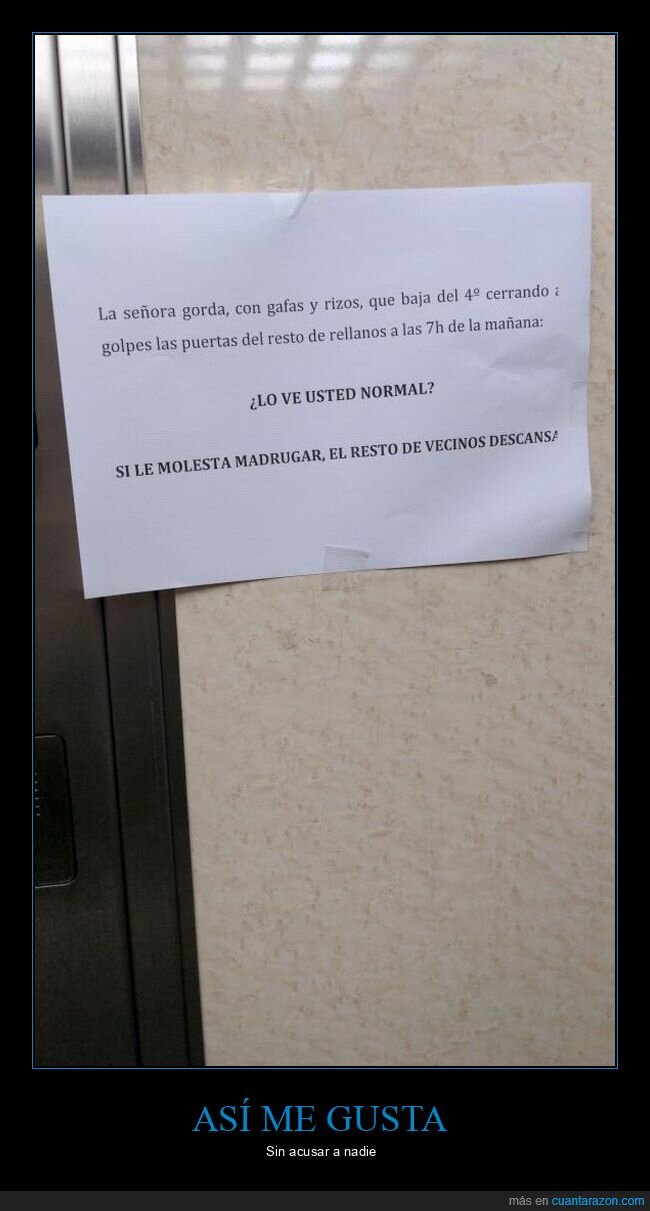 nota,vecinos,acusar