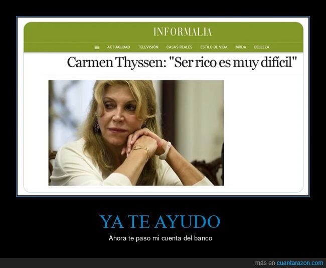 carmen thyssen,rico,dificil