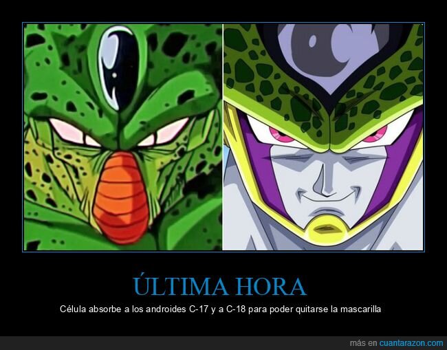 dragon ball,celula,mascarilla,coronavirus