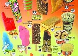 Enlace a Qué helado escogerías de esta carta de helados Frigo retro