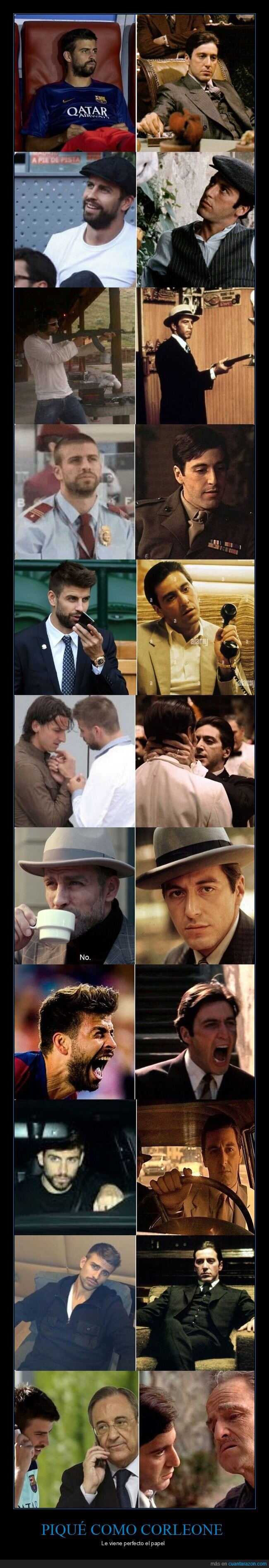 piqué,michael corleone,mafia