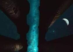 Enlace a Impresionante. La Vía Láctea vista a través de los antiguos pilares egipcios, Karnak