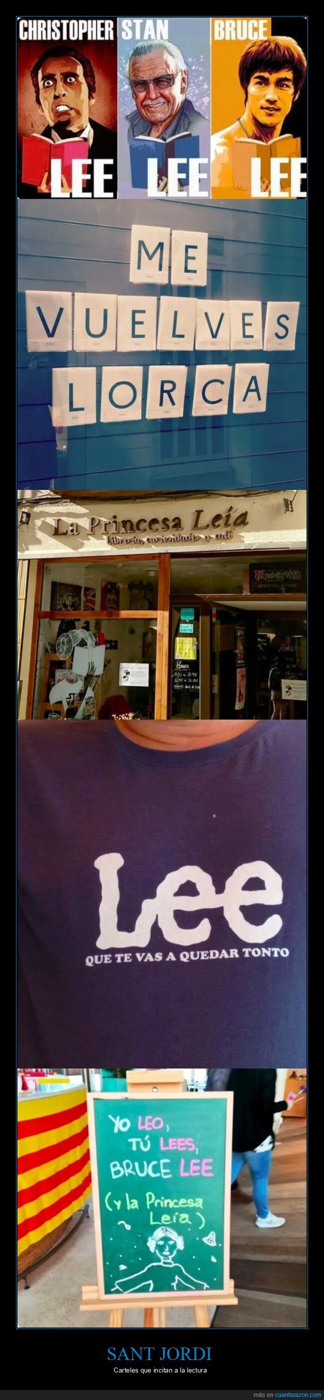 lee,bruce lee,sant jordi,leer