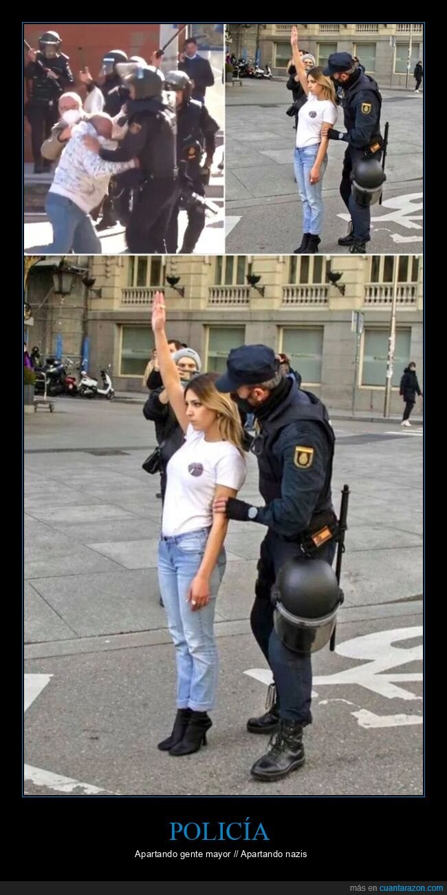 policía,tíabuena,nazi,apartar