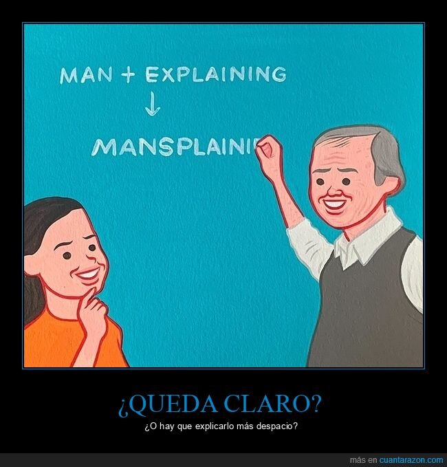 mansplaining,hombre,explicar