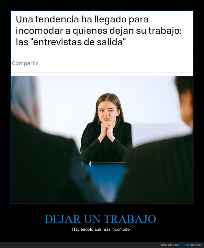 trabajo,entrevistas de salida