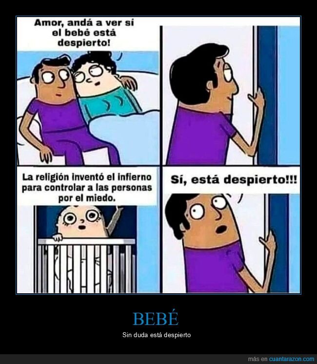beb&eacute;,despierto,religi&oacute;n