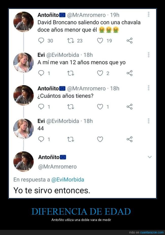 broncano,diferencia de edad