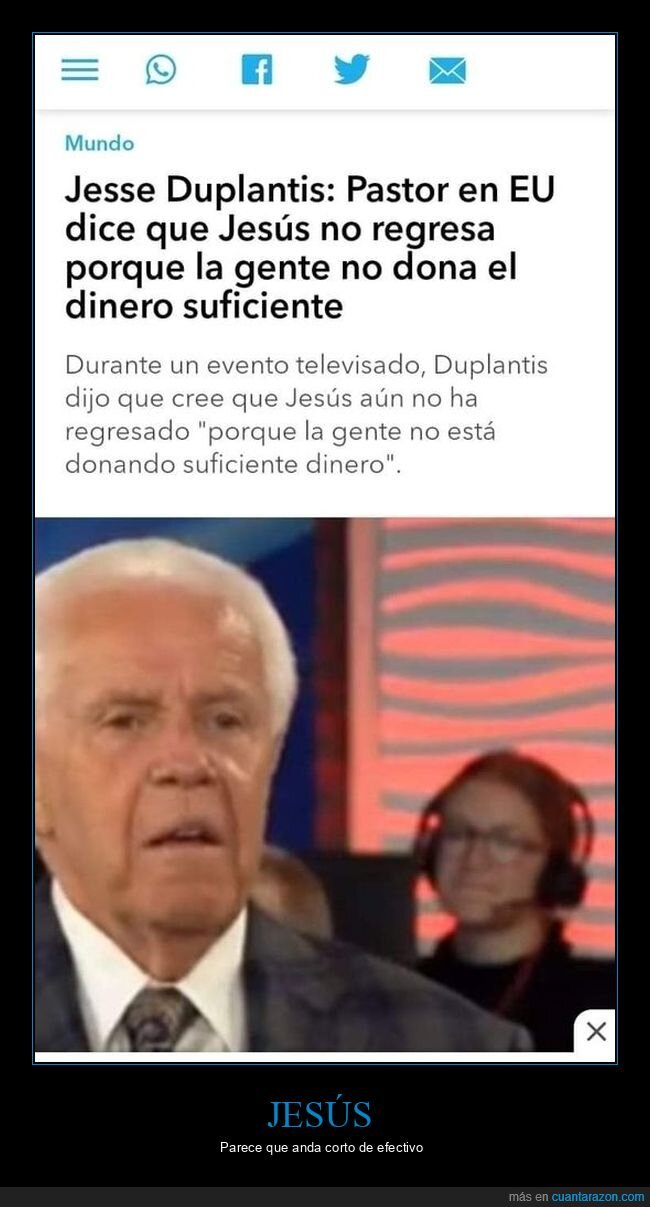 jesús,regresar,donar,dinero