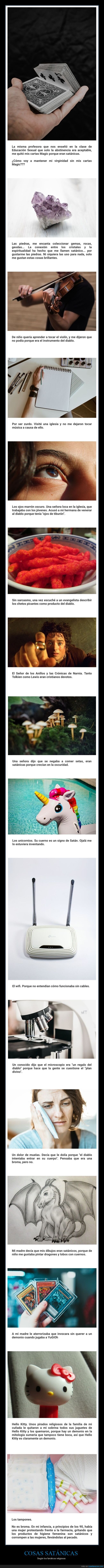 fanáticos religiosos,cosas satánicas