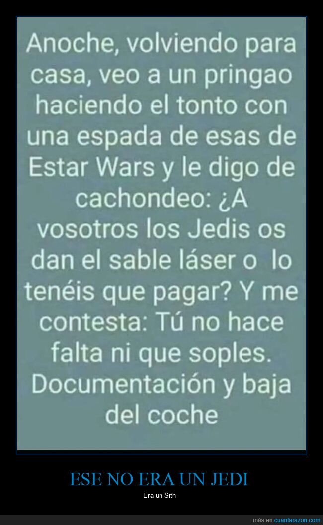 control de alcoholemia,espada láser,policía,star wars