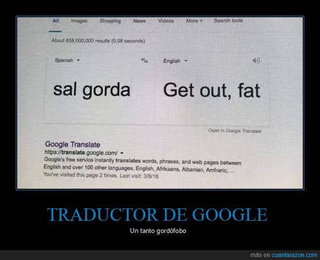 gorda,sal,traductor