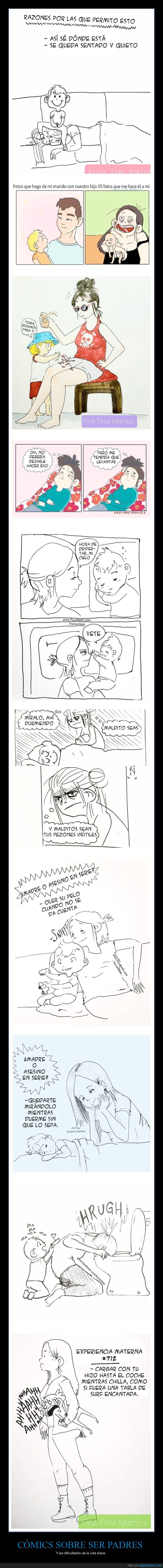 cómics,padres,dificultades