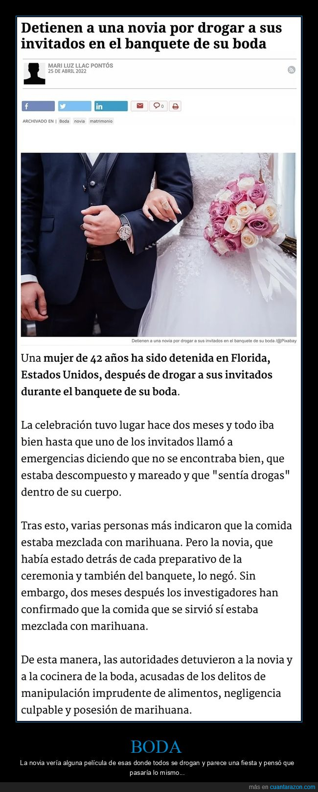 boda,drogar,invitados,novia