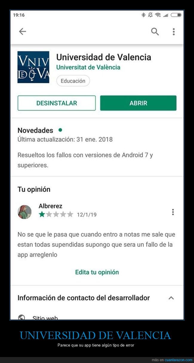 universidad,app,notas,suspendidas