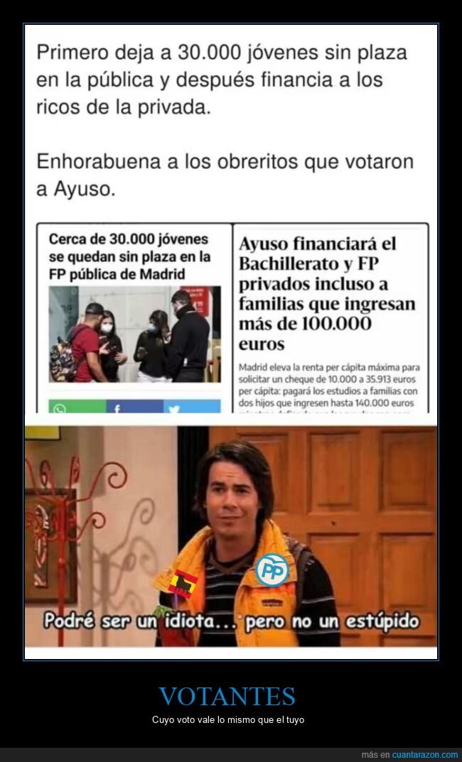 fp,madrid,educación pública,educación privada,becas,díaz ayuso