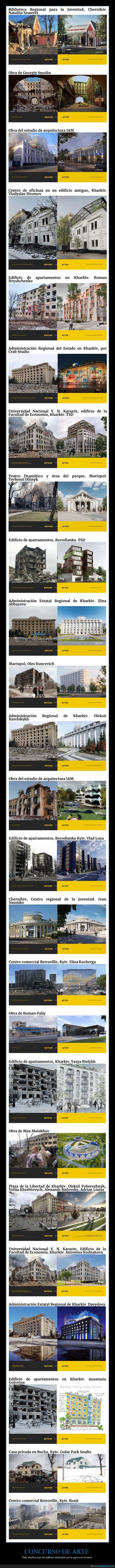 concurso,arte,edificios,destruidos,guerra,ucrania