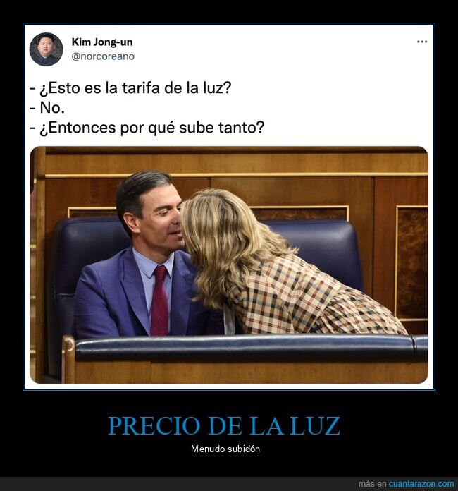 pedro sánchez,yolanda díaz,precio,luz,políticos