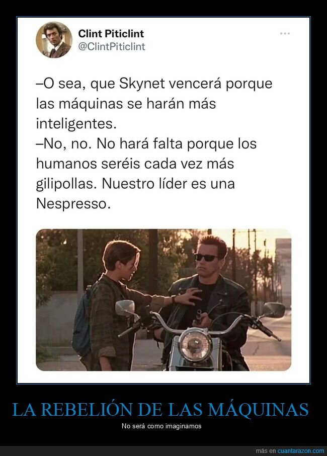 humanos,inteligentes,máquinas,terminator