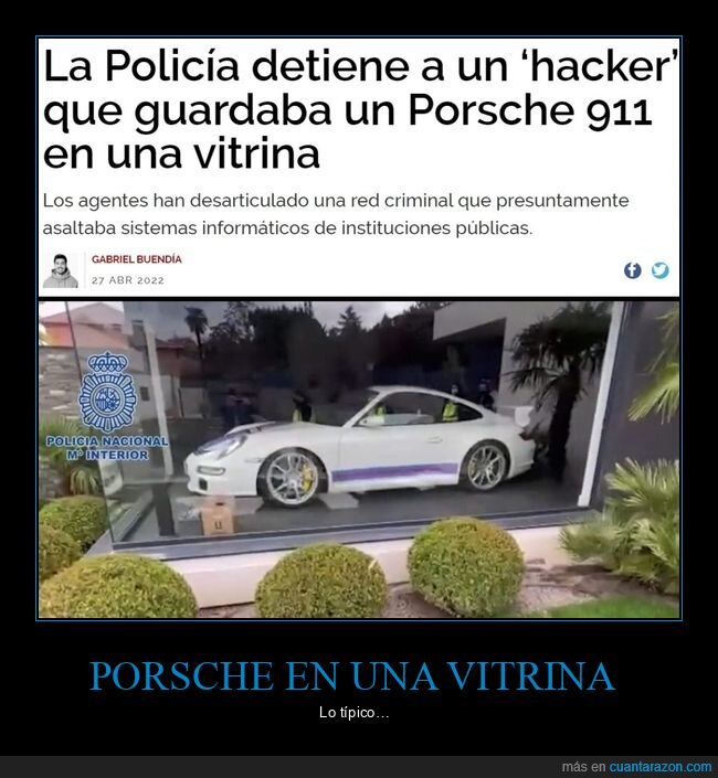 porsche,vitrina,hacker.coche