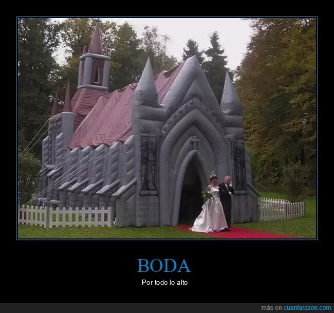 boda,castillo hinchable,wtf