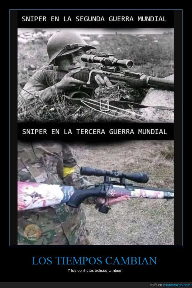 francotiradores,ii guerra mundial,iii guerra mundial,otaku