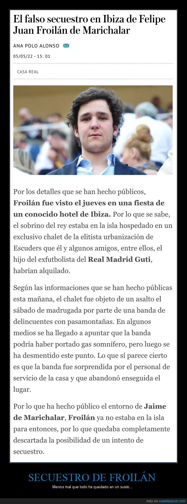 aportes,froilán,secuestro