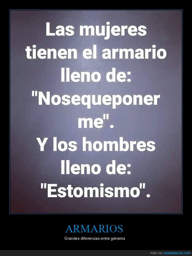 armarios,mujeres,hombres