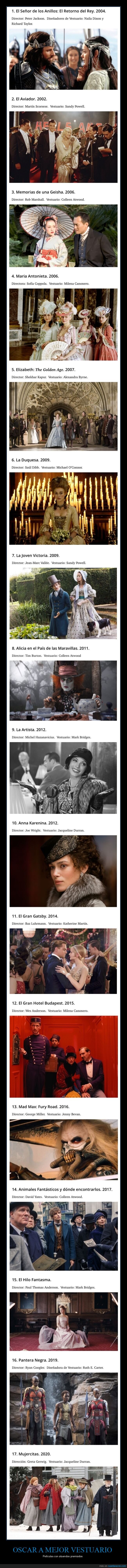 oscar,vestuario,películas,cine