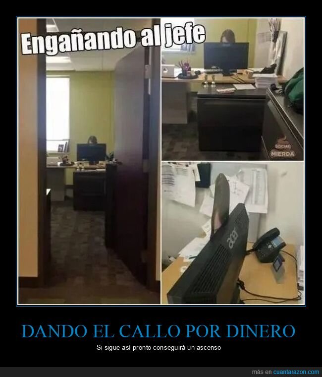 engañando,jefe,trabajo