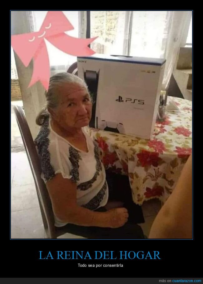 abuela,playstation,regalo