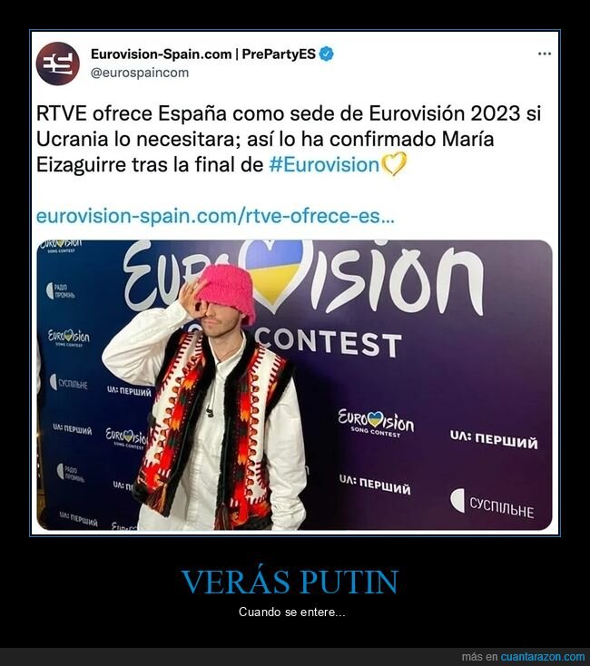 españa,ofrecer,sede,eurovisión,ucrania