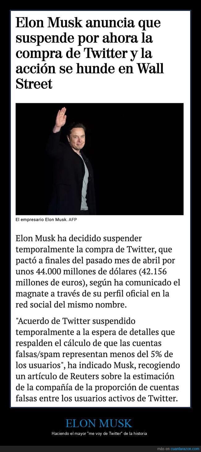 compra,elon musk,suspender,twitter