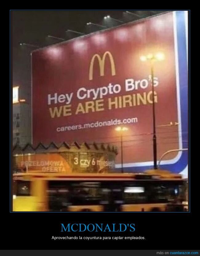 contratar,crypto bro's,mcdonald's