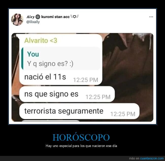 horóscopo,terrorista